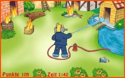 Screenshot des Spiels Feuerwehrmann Benjamin