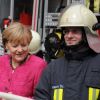 Dr. Angela Merkel bei der Feuerwehr